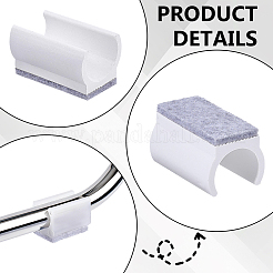 48Pcs 4 Styles PE Chair Legs Tips Caps with Felt Pads&nbsp;AJEW-ME0003-94B