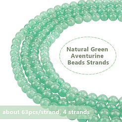 Natural Green Aventurine Beads Strands&nbsp;G-OC0001-64-6mm