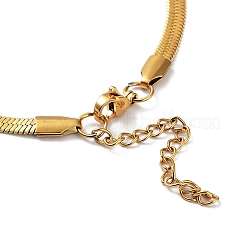201 Stainless Steel Herringbone Chain Necklaces&nbsp;NJEW-P282-07G-1