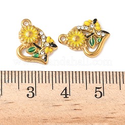 304 Stainless Steel Rhinestone Pendants&nbsp;STAS-I346-36G
