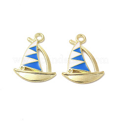 Alloy Enamel Pendant Rhinestone Settings&nbsp;ENAM-B050-14G-04