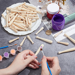 60Pcs 2 Styles Sport Wood Baseball Bat Display Decorations&nbsp;DJEW-NB0001-52