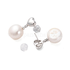 925 Sterling Silver Studs Earring&nbsp;EJEW-H002-20P