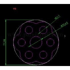 Cup Turner Foam&nbsp;TOOL-WH0080-94B