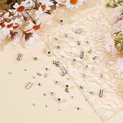 200Pcs 5 Styles 304 Stainless Steel Spacer Beads&nbsp;STAS-GO0001-06