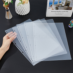 A4 PP Plastic Binder Dividers&nbsp;DIY-WH0308-509B