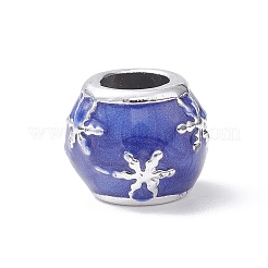 Christmas Theme Alloy Enamel European Beads&nbsp;MPDL-Q213-22P