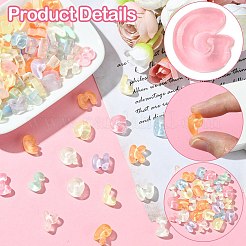 Translucent Resin Decoden Cabochons&nbsp;RESI-CJC0023-10A