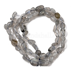 Natural Labradorite Nuggets Beads Strands&nbsp;G-J335-40