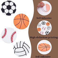 120Pcs 4 Styles EVA Self-Adhesive Stickers&nbsp;STIC-SP0001-16