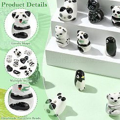 10Pcs 5 Styles Handmade Porcelain Beads&nbsp;PORC-CJ0001-41