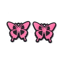 Spray Painted Alloy Pendants&nbsp;PALLOY-K001-40