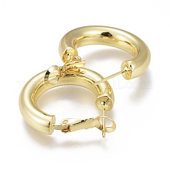 Brass Hoop Earrings&nbsp;EJEW-I250-01C