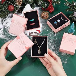 10Pcs Cardboard Jewelry Boxes&nbsp;CBOX-PH0002-09A