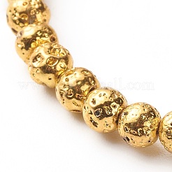 Shell Shape Cubic Zirconia Charm Stretch Bracelets Set for Teen Girl Women&nbsp;X1-BJEW-JB06850-04