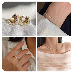 1 Strand Natural Cultured Freshwater Pearl Beads Strands&nbsp;PEAR-TA0001-49
