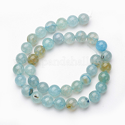 Natural Agate Beads Strands&nbsp;G-J361-01-8mm