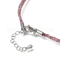 3.5MM Polyester Metallic Cord Braided Cord Necklace Making&nbsp;FB-CBAA152-01P