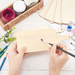 Mini Wooden Cutting Board with Handle&nbsp;AJEW-GF0004-68