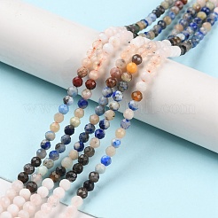 Natural Mixed Gemstone Beads Strands&nbsp;G-P500-01B-02