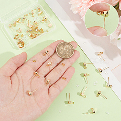 Brass Stud Earring Findings&nbsp;KK-UN0002-79