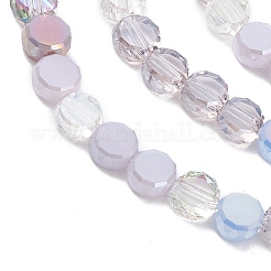 Gradient Color Electroplate Glass Bead Strands&nbsp;X1-GLAA-E042-03A