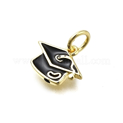 Brass Enamel Charms&nbsp;KK-K400-30G