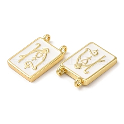 Eco-Friendly Brass Enamel Pendants&nbsp;KK-M246-17G-02