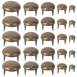 200Pcs 5 Colors Brass Studs Rivets&nbsp;FIND-GF0008-44AB