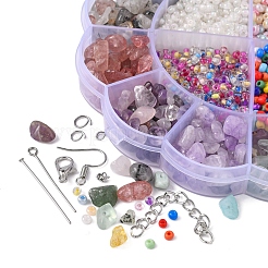 DIY Natural Stone Jewelry Set Making Kit&nbsp;DIY-FS0002-54