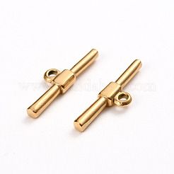 Ion Plating(IP) 304 Stainless Steel Toggle Clasps Parts&nbsp;STAS-D142-04C-G