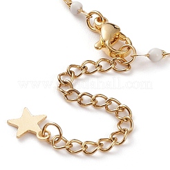 PVD Vacuum Plating 304 Stainless Steel Link Chain Bracelet Making&nbsp;AJEW-JB00870-03