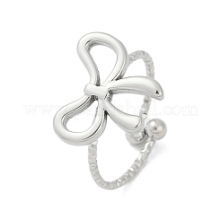 304 Stainless Steel Cuff Rings&nbsp;RJEW-D306-13P