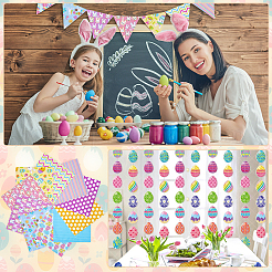 Easter Cotton Fabric&nbsp;DIY-WH0591-404