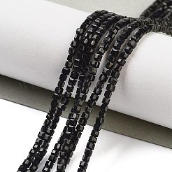 Natural Black Tourmaline Beads Strands&nbsp;G-H042-B21-01