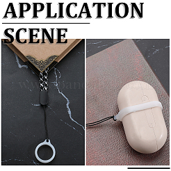 60Pcs 2 Style Silicone Pendant&nbsp;SIL-GF0001-43D