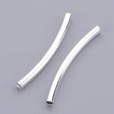 Curved Brass Tube Beads&nbsp;EC297-S-1
