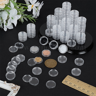 Plastic Coin Storage Box&nbsp;CON-WH0099-89-1