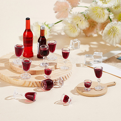 Wholesale OLYCRAFT 4 Sets 4-Size Miniature Glass Cups Miniature Wine Red  Wine Cups Goblet Cups Mini Plastic Glass Cup Set Mini Red Wine Cups Mini  House Wine Cups for Minihouse Kitchen Decors -