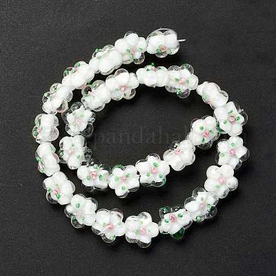 Handmade Lampwork Beads Strands&nbsp;LAMP-D015-08K-1