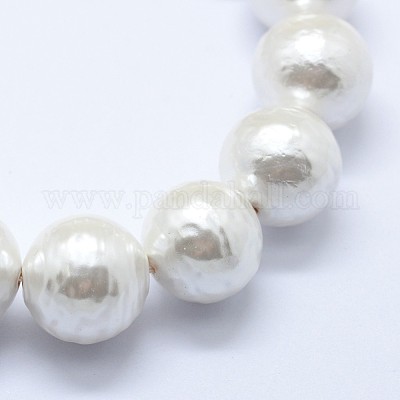Shell Pearl Beads Strands&nbsp;BSHE-K053-02-12mm-1