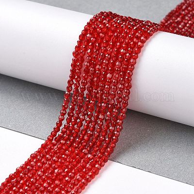 Transparent Glass Beads Strands&nbsp;GLAA-H021-04-24-1