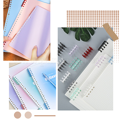 18Pcs 3 Colors Platic Binding Combs&nbsp;FIND-GF0005-17A-1