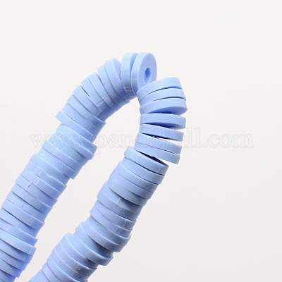 Handmade Polymer Clay Beads&nbsp;X-CLAY-R067-3.0mm-32-1