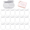 150Pcs Polyester Cable Ties, Bowknot, Silver, 100x87x6mm, Inner Diameter: 85mm