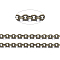 Brass Cable Chains, Soldered, with Spool, Oval, Cadmium Free & Nickel Free & Lead Free, Long-Lasting Plated, Antique Bronze, 2x1.5x0.35mm, about 301.83 Feet(92m)/roll