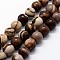 Natural Zebra Jasper Beads Strands, Round, 8~9mm, Hole: 0.8mm, about 45~47pcs/strand, 14.96 inch(38cm)