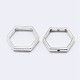 925 Sterling Silver Bead Frames&nbsp;STER-F036-12S-11x10-2