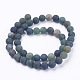 Natural Moss Agate Beads Strands&nbsp;G-F520-58-6mm-2