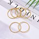 Tibetan Silver Linking Rings&nbsp;X-GLF10846Y-6